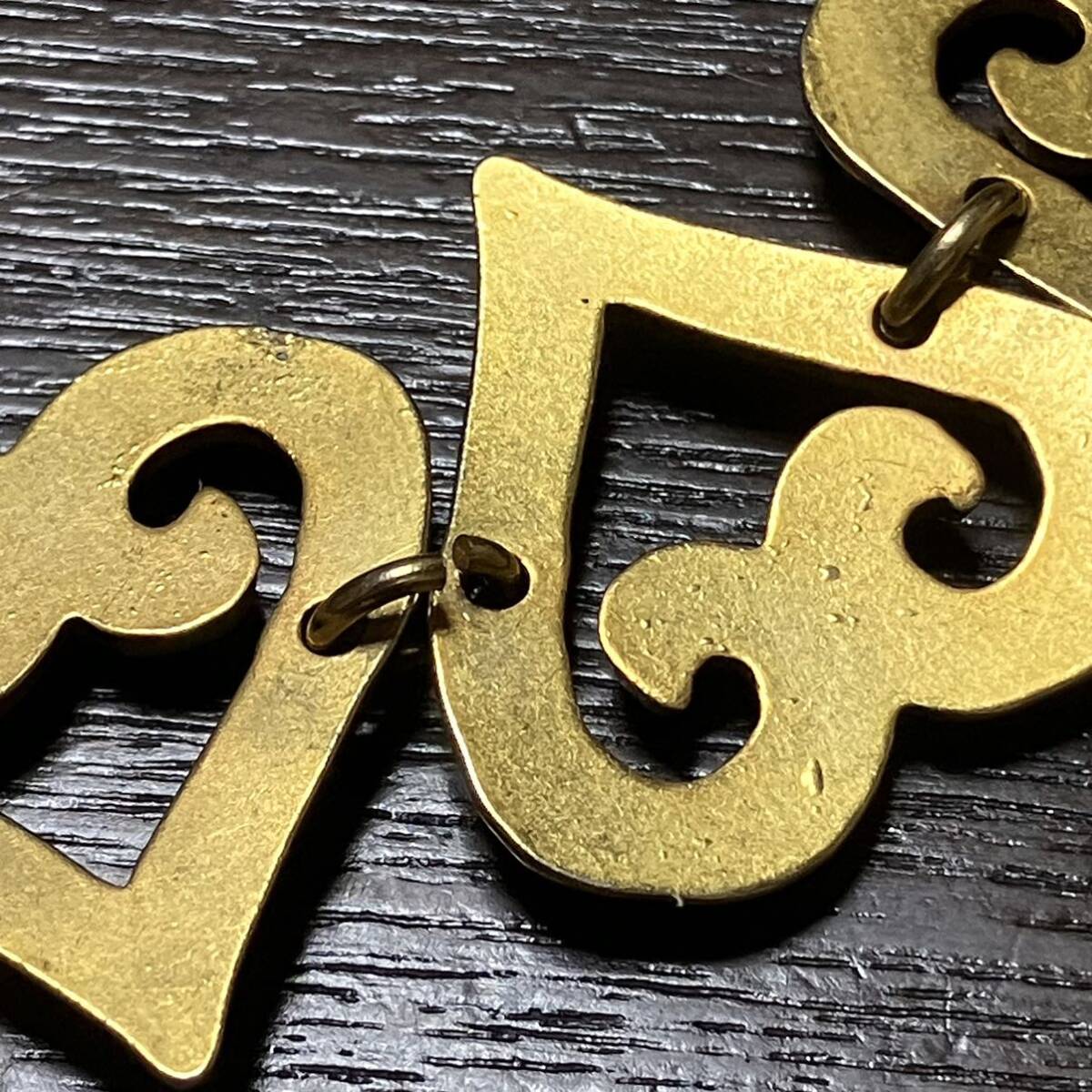m】 美品 イヴサンローラン YSL ハート デザイン ブレスレット m】 美品 イヴサンローラン YSL ハート デザイン ブレスレット