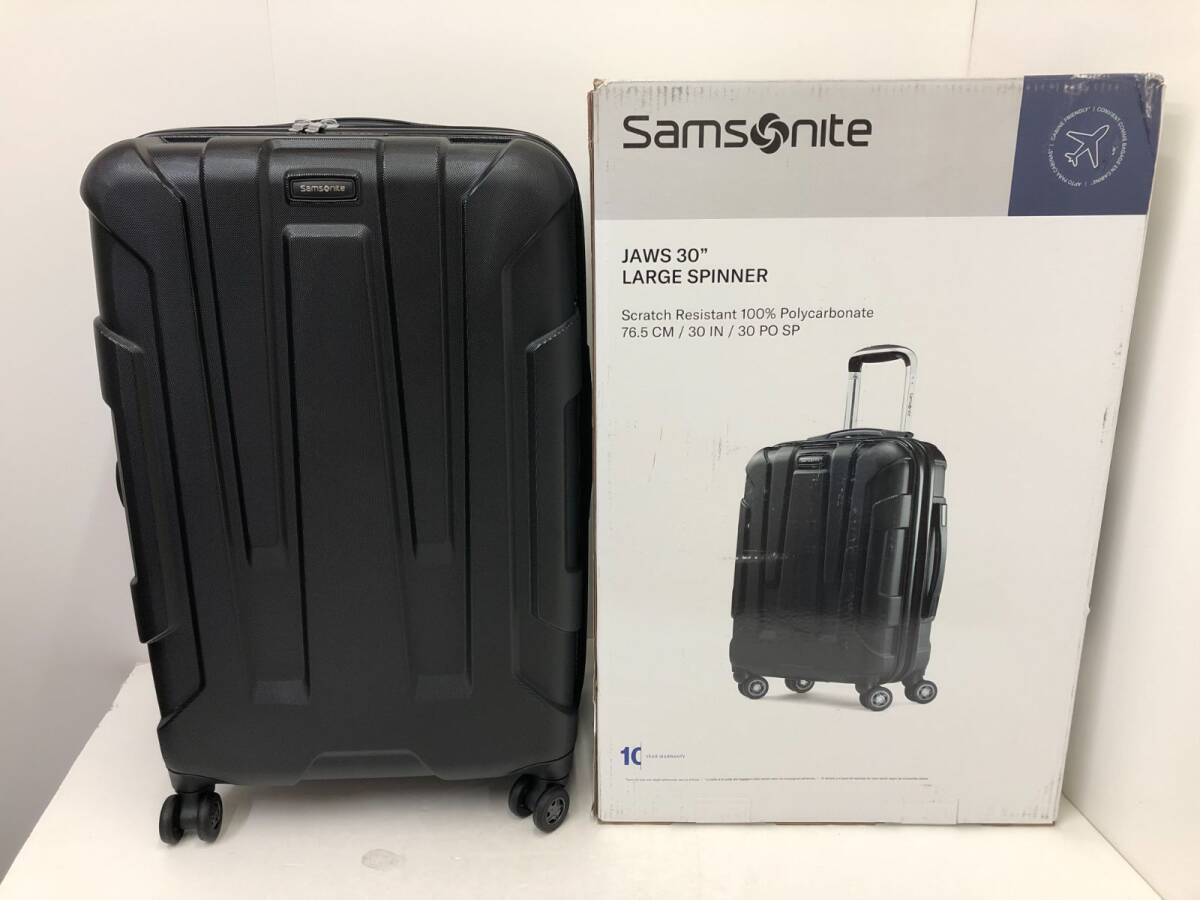展示品 Samsontie サムソナイト ジョーズスーツケース ブラック 展示品 Samsontie サムソナイト ジョーズスーツケース ブラック