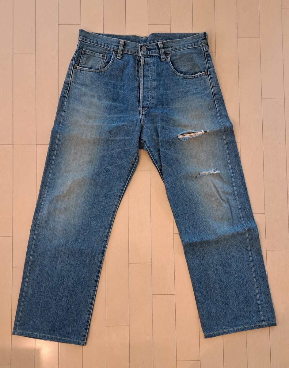 【売切り】LEVI'S 503B W34 激落ちダメージ ～J09A日本製～ 赤耳ビッグE復刻モデル