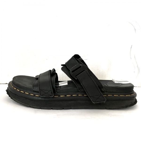 ドクターマーチン Dr.Martens サンダル 8 - レザー 黒 メンズ ステッチ 靴