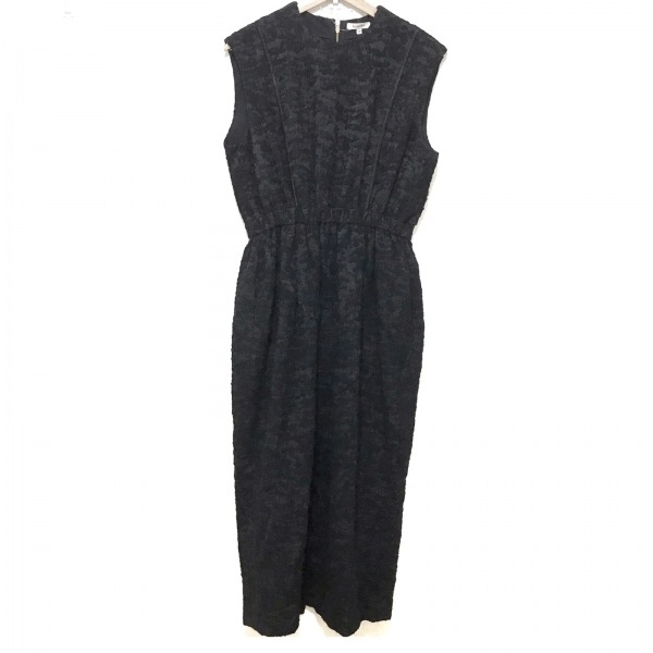 ブラミンク BLAMINK サイズ38 M - 黒 レディース クルーネック/ノースリーブ/マキシ丈 ワンピース