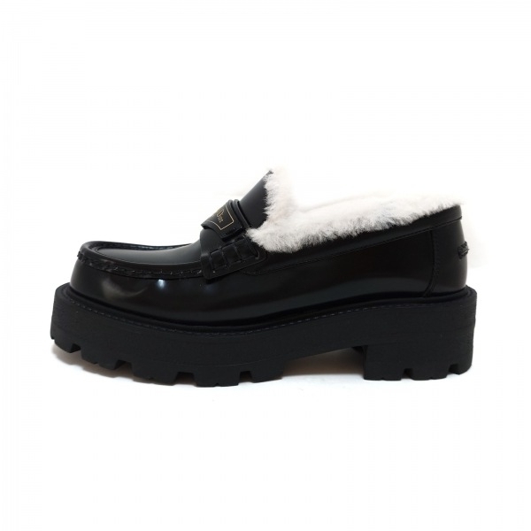 ディオール/クリスチャンディオール DIOR/ChristianDior ローファー 37 KDB863VES_S900 Dior Boy プラットフォーム ローファー レザー 美品