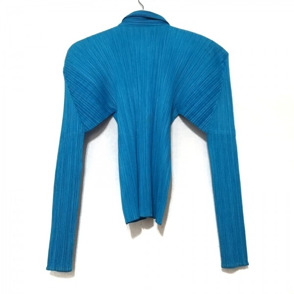 PLEATS PLEASE プリーツプリーズ プリーツトップス 長袖ポロシャツ プリーツプリーズ PLEATS PLEASE 長袖ポロシャツ サイズ3 L