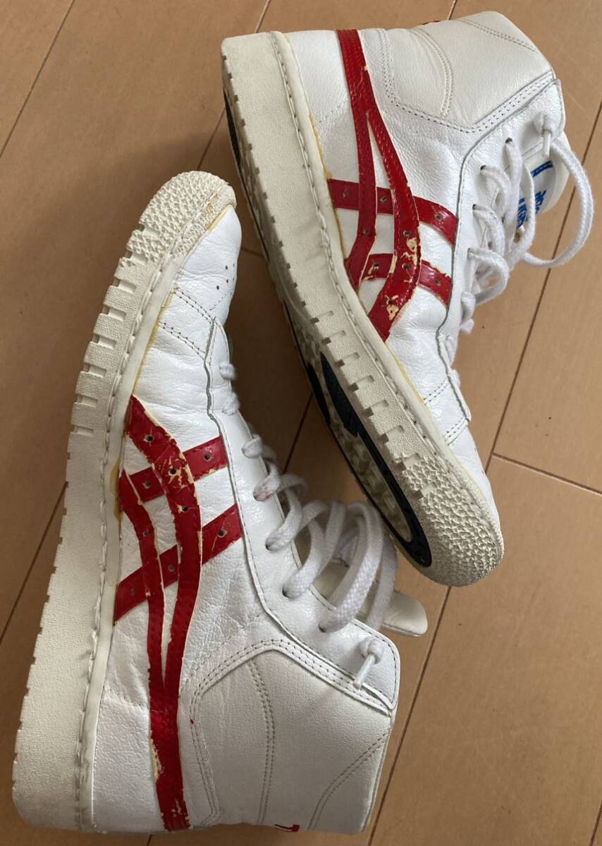 asicsTIGER旧ロゴアシックスタイガー 美中古バスケットシューズ asicsTIGER旧ロゴアシックスタイガー 美中古バスケットシューズ