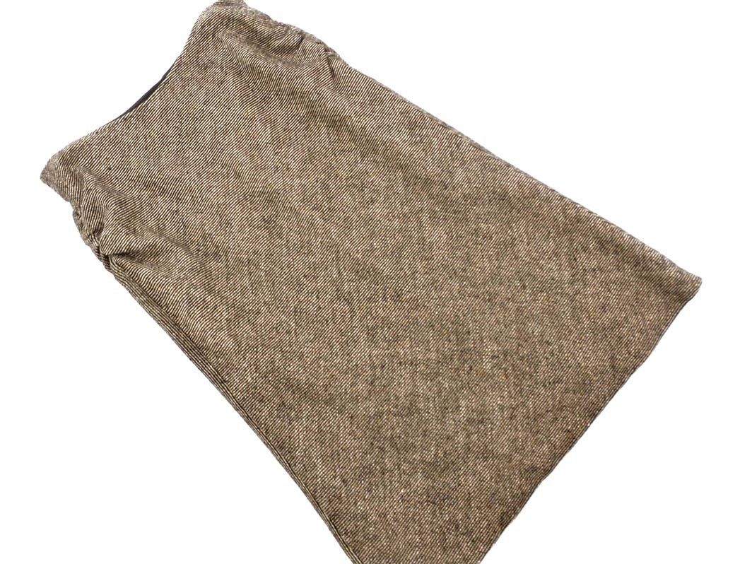 BODY DRESSING Deluxe ボディ ドレッシングデラックス ウール混 タイト スカート size9/黒ｘオフホワイト ◇■ ☆ eia6 レディース