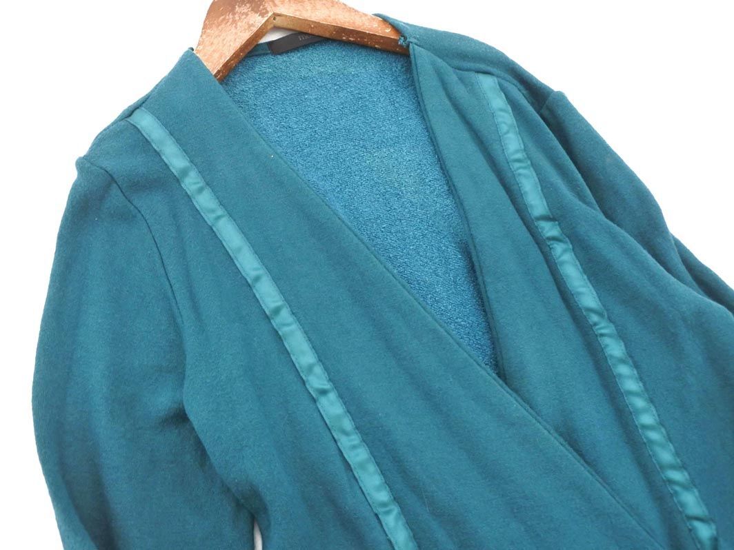 MOUSSY マウジー ロング カーディガン sizeF/緑 ◇■ ☆ eia9 レディース