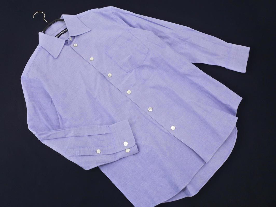 ISSEY MIYAKE イッセイミヤケ シャツ size1/青 ◇■◎ ☆ eib1 メンズ