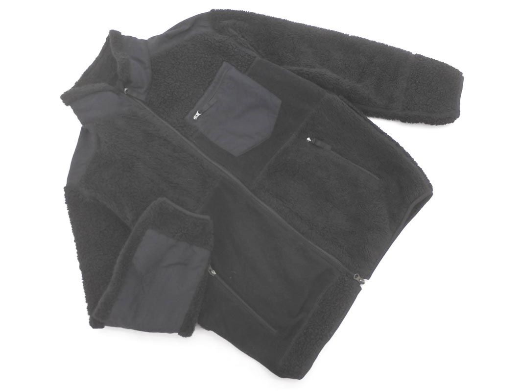 UNIQLO ユニクロ Engineered Garments エンジニアド ガーメンツ フリース コンビネーション ジャケット sizeL/黒 ◇■ ☆ eib1 メンズ
