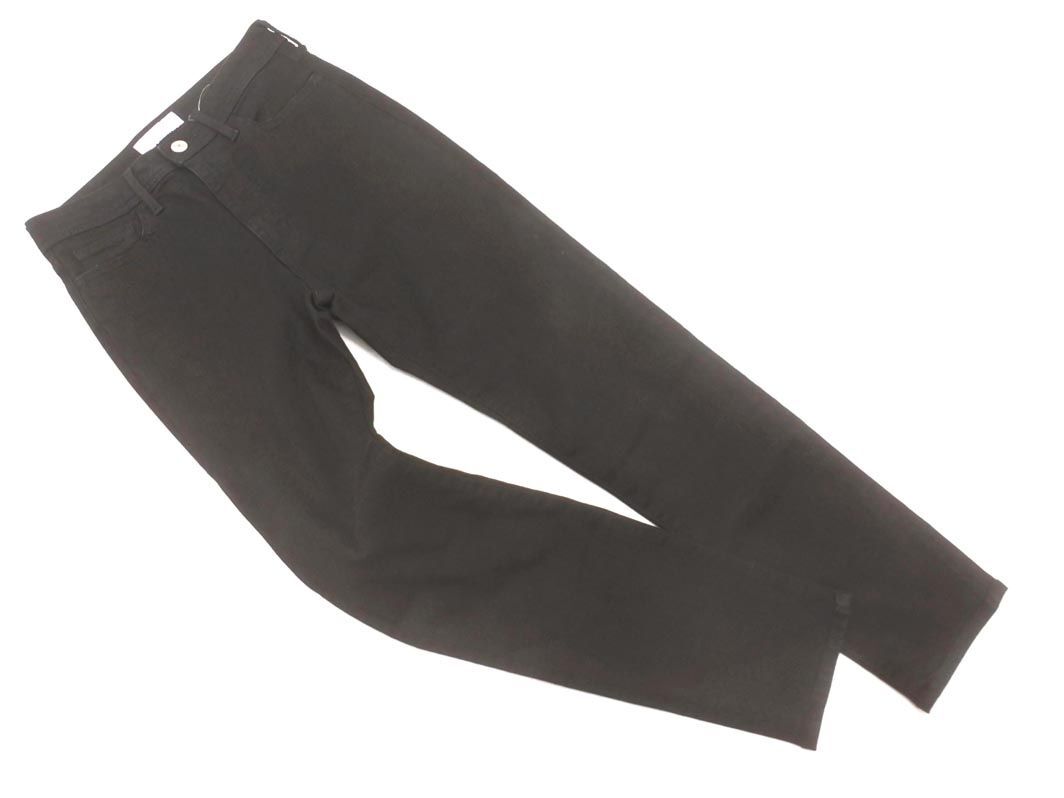 新品 simplicite シンプリシテェ スリット ワイド デニムパンツ sizeM/黒 ■■ ☆ eib2 レディース