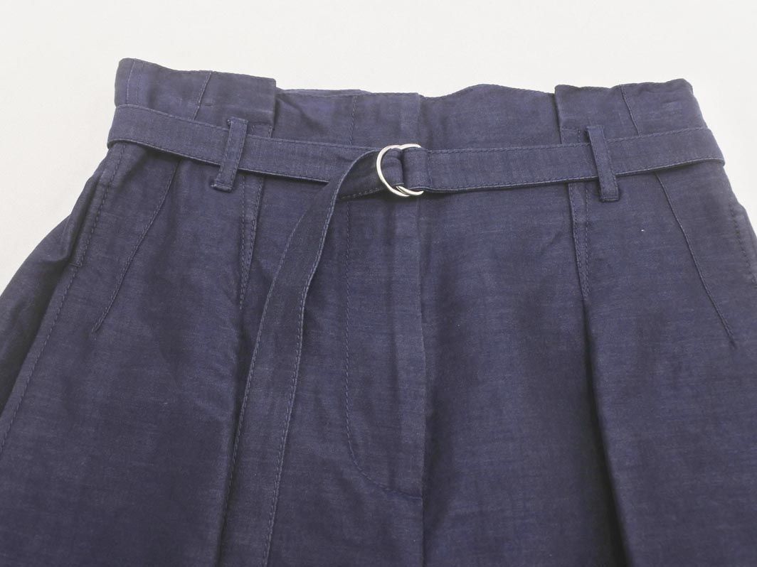 3.1 PHILLIP LIM 3.1 フィリップリム シルク混 ショート パンツ size00/紺 ■◆ ☆ eib2 レディース