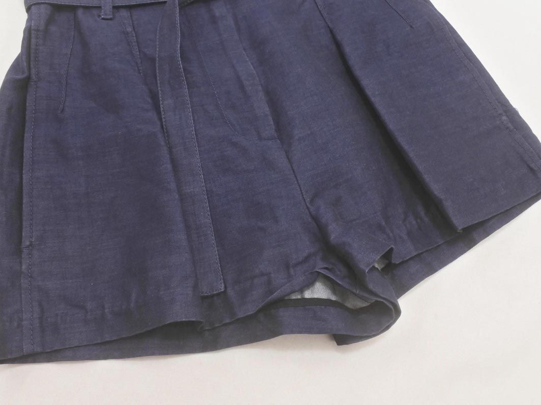 3.1 PHILLIP LIM 3.1 フィリップリム シルク混 ショート パンツ size00/紺 ■◆ ☆ eib2 レディース