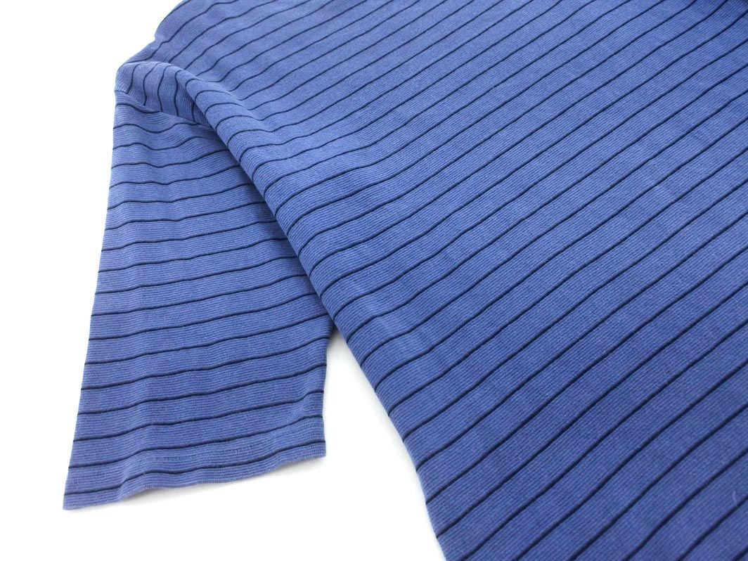 green label relaxing グリーンレーベルリラクシング ユナイテッドアローズ ボーダー カットソー sizeL/青 ◇■ ☆ eib7 メンズ