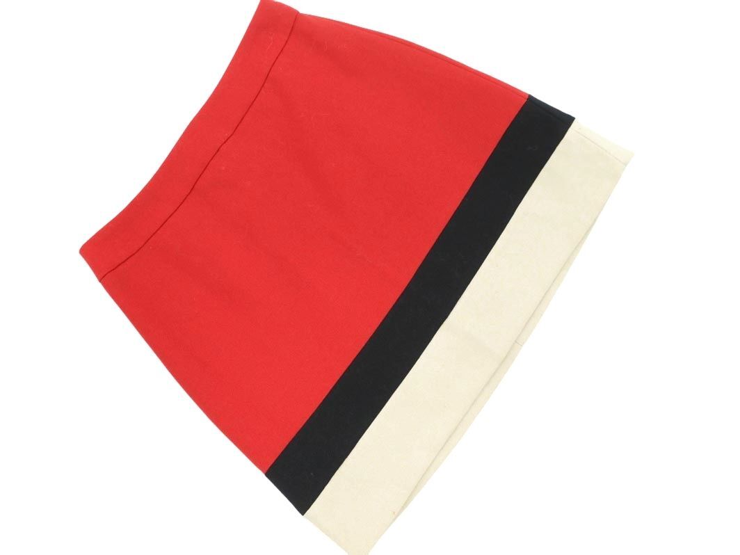 kate spade ケイトスペード ウール100% ミニ スカート size0/赤 ◇■ ☆ eib8 レディース
