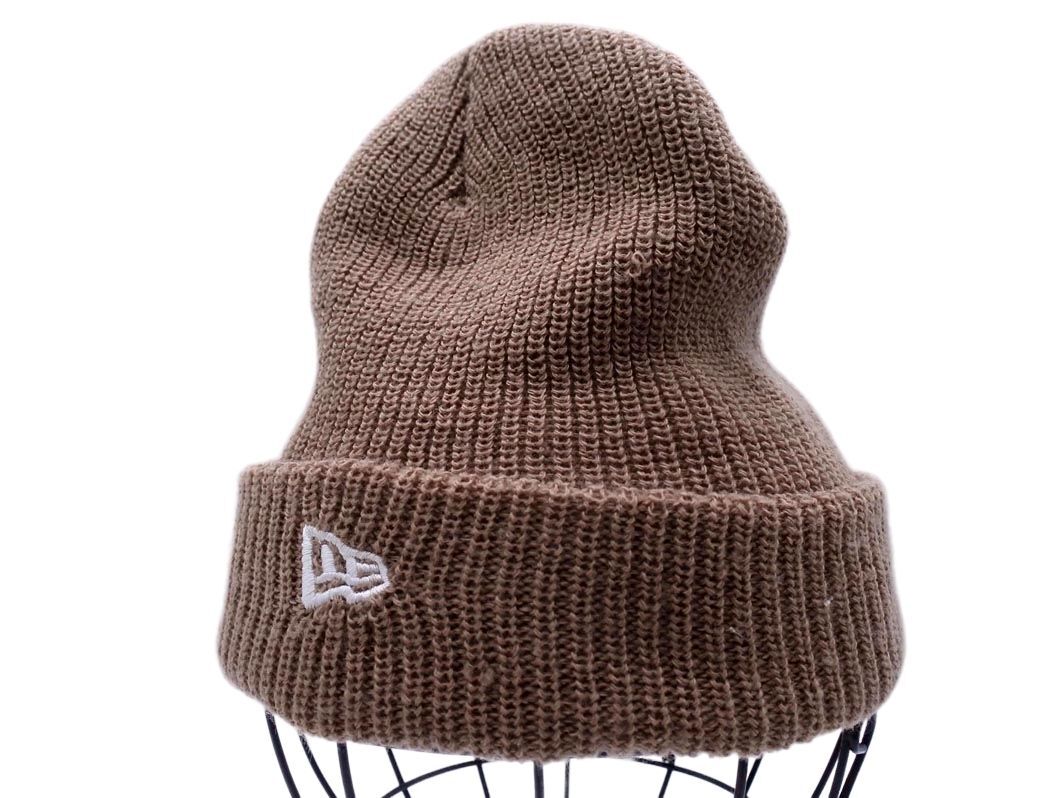 ネコポスOK New Era ニューエラ ニット帽 カーキ ◇■ ☆ eib8 メンズ