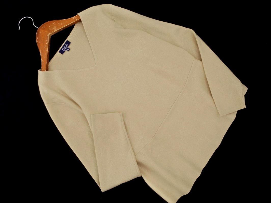 JUNKO SHIMADA ジュンコシマダ PART2 BY ラメ ペプラム ニット セーター sizeM/ゴールド ◇■ ☆ eic4 レディース