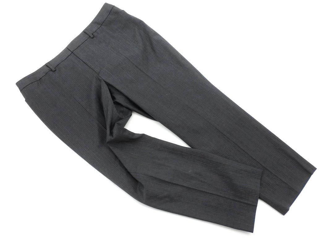 23区 ピンストライプ スラックス パンツ size50/グレー ■■ ☆ eic3 メンズ