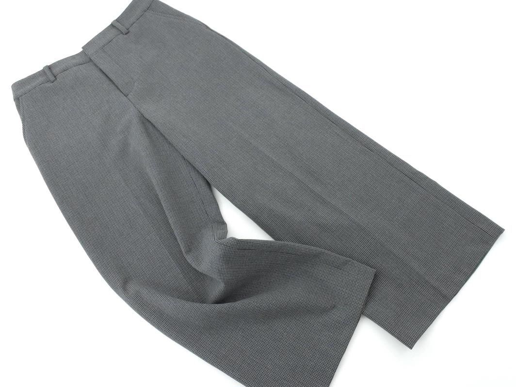 J.PRESS ジェイプレス チェック ワイド パンツ size11/グレー ◇■ ☆ eic5 レディース