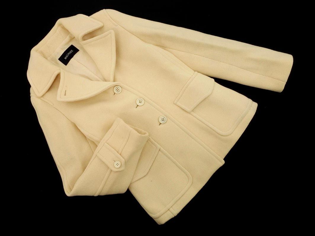 MACPHEE マカフィー トゥモローランド ウール混 ショートコート ジャケット size38/アイボリー ◆■ ☆ eic6 レディース