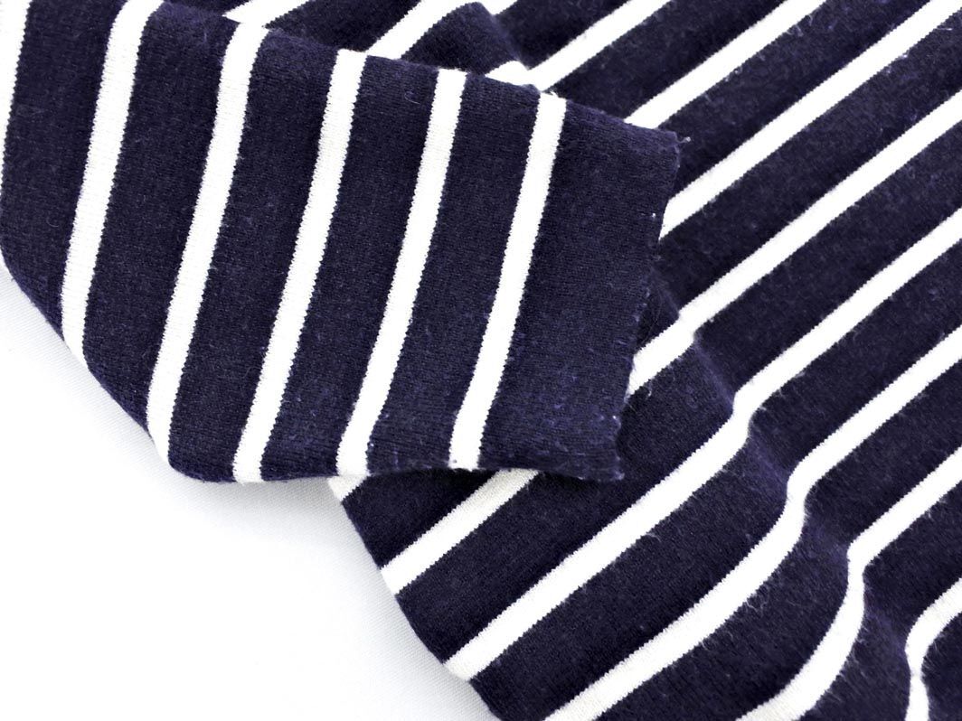 any FAM エニィファム ボーダー チュニック ニット セーター sizeF/白ｘ紺 ◇■ ☆ eic7 レディース