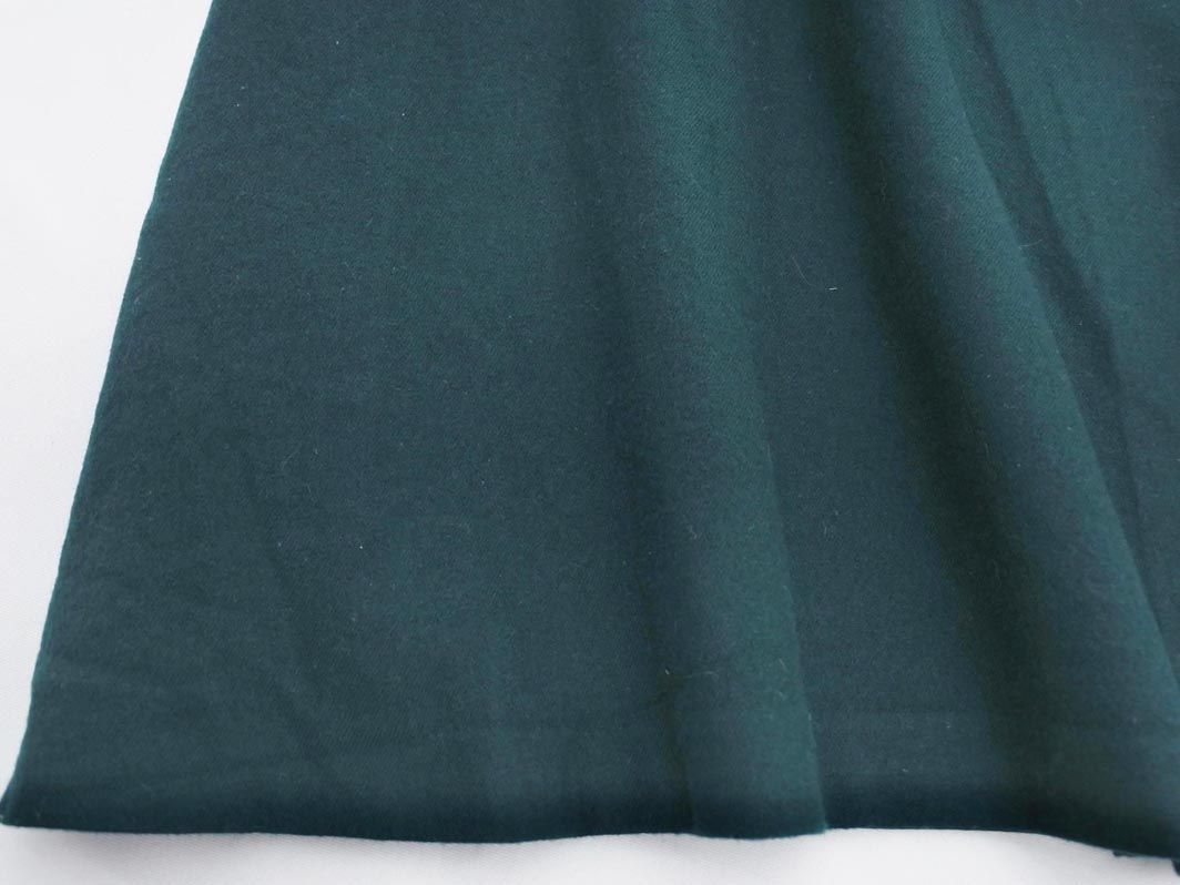 KUMIKYOKU 組曲 ウール混 ラップ調(diào) スカート sizeS3/緑 ◇■ ☆ eid0 レディース