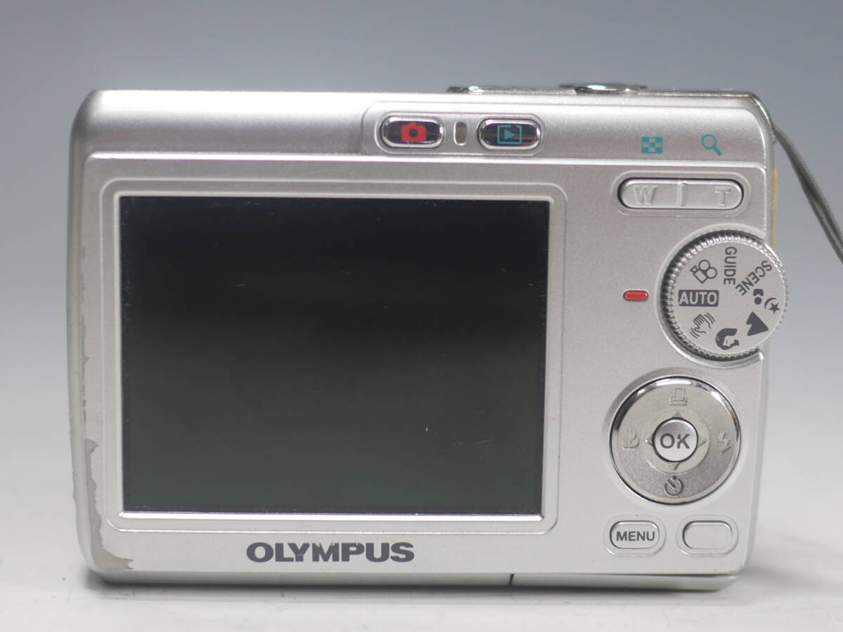 *OLYMPUS CAMEDIA[FE-170] compact цифровая камера 600 десять тысяч пикселей оптика 3 раз USED товар с ремешком . Olympus 