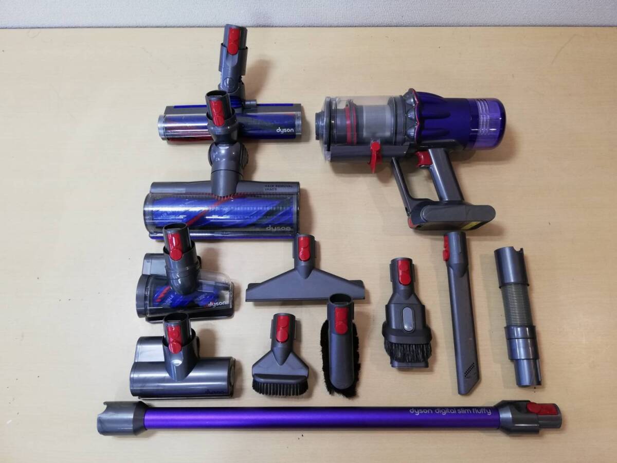 【LA-0497 こ】 SV18 ダイソン dyson コードレス 掃除機 純正スタンド パーツセット 清掃済み