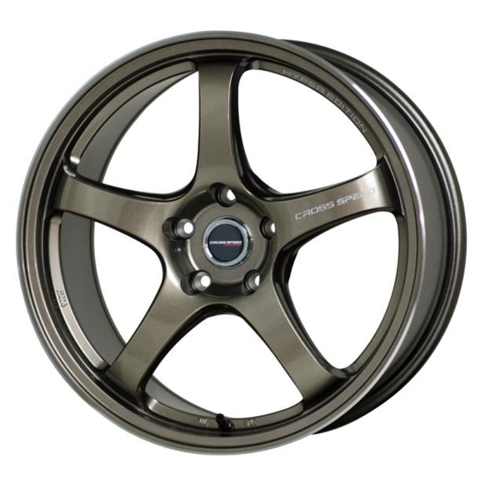 ホイール4本セット CROSS SPEED CR5 ブロンズメタル 18インチ 8.5J+38 5H-114.3