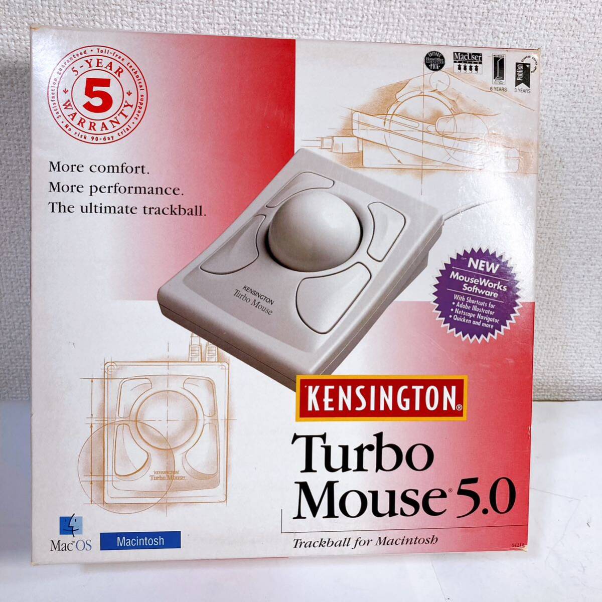 KENSINGTON Turbo Mouse 5 0 Apple Macintosh 【ケンジントン