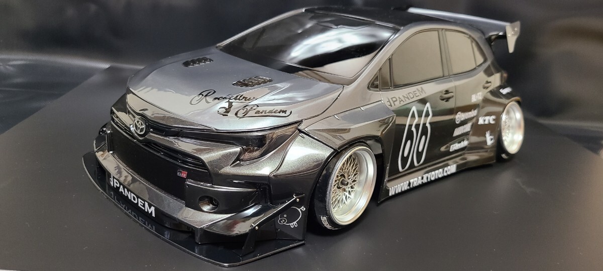 アディクション パンデム GRヤリス RCボディ 未使用塗装済 アディクション パンデム GRヤリス RCボディ 未使用塗装済