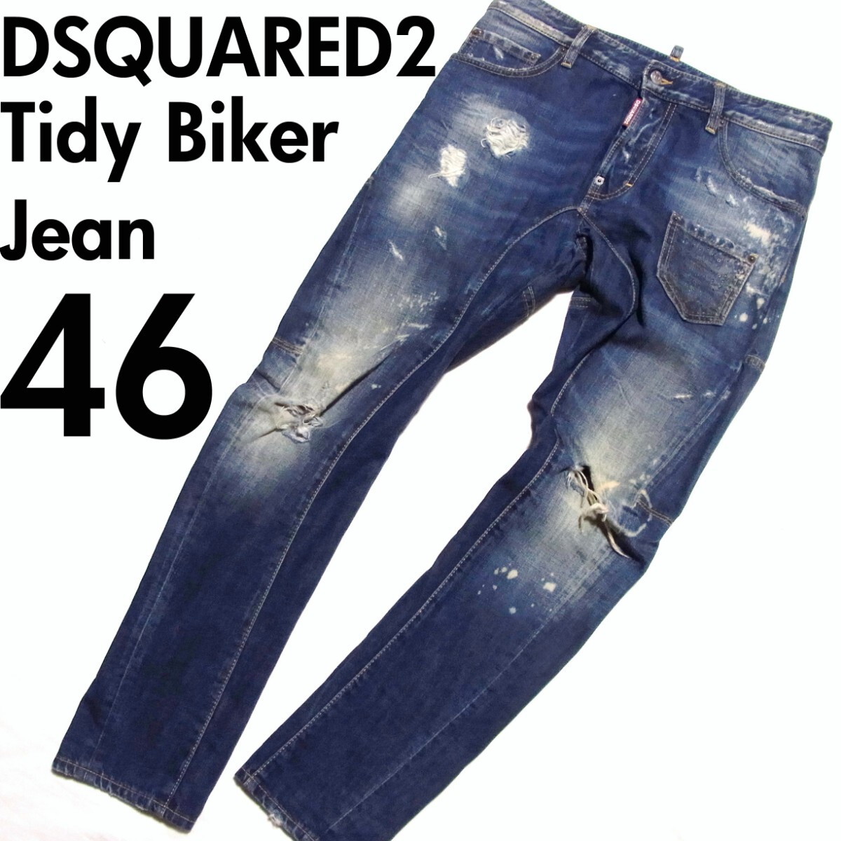 15AW DSQUARED2 ディースクエアード Tidy Biker Jean ダメージ 15AW DSQUARED2 ディースクエアード Tidy Biker Jean ダメージ