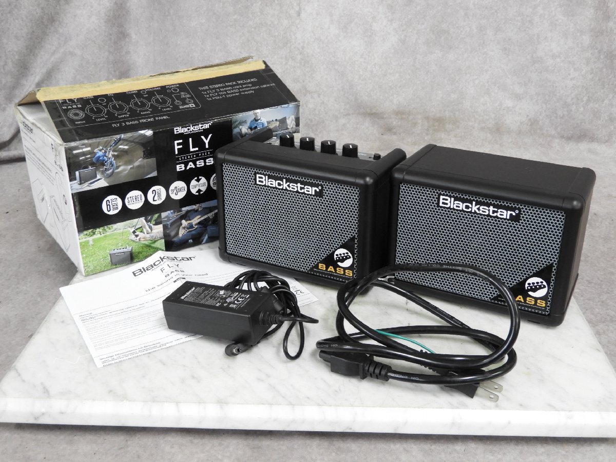 ☆ Blackstar ブラックスター FLY 3 BASS ミニアンプ FLY 103 キャビネット セット 箱付き ☆中古☆