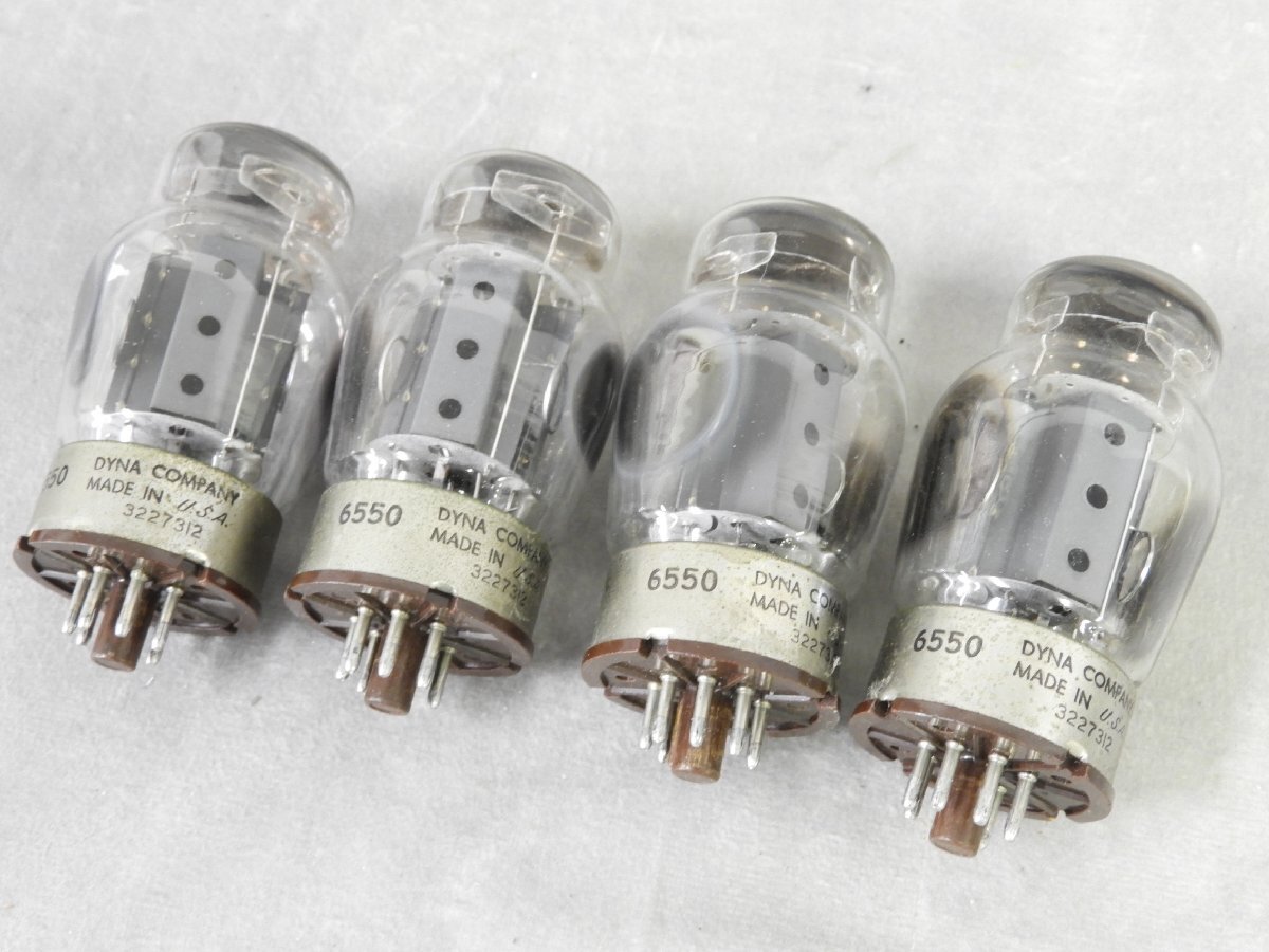 ☆DYNA COMPANY 6550 真空管4本　☆現状品☆
