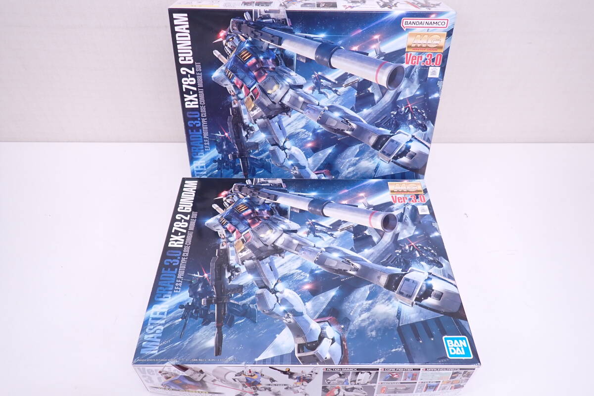 BANDAI RX-78-2 ガンダム 2点セット MASTER GRADE 3.0 GUNDAM プラモデル A09116T