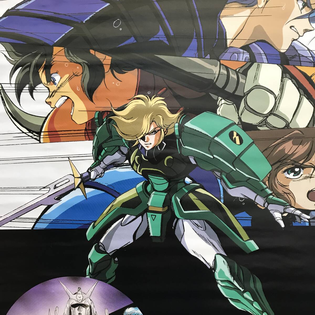 /24K496 2 подлинная вещь редкость свет колесо . Ronin Warriors драма CD для продвижения товара постер 