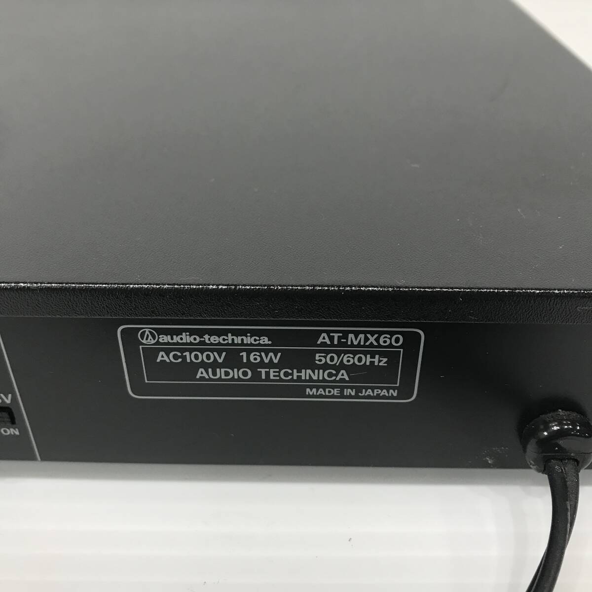 24K508 3 audio-technica Audio Technica микрофон / линия миксер AT-MX60 б/у 