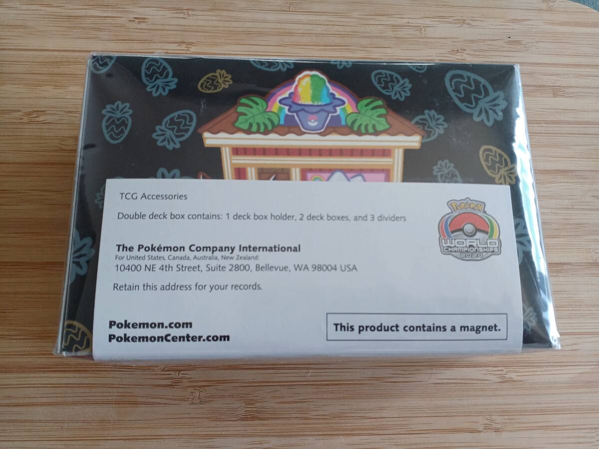 ポケモン世界大会WCS ホノルル ダブルデッキケース ピカチュウ ポケモン世界大会WCS ホノルル ダブルデッキケース ピカチュウ