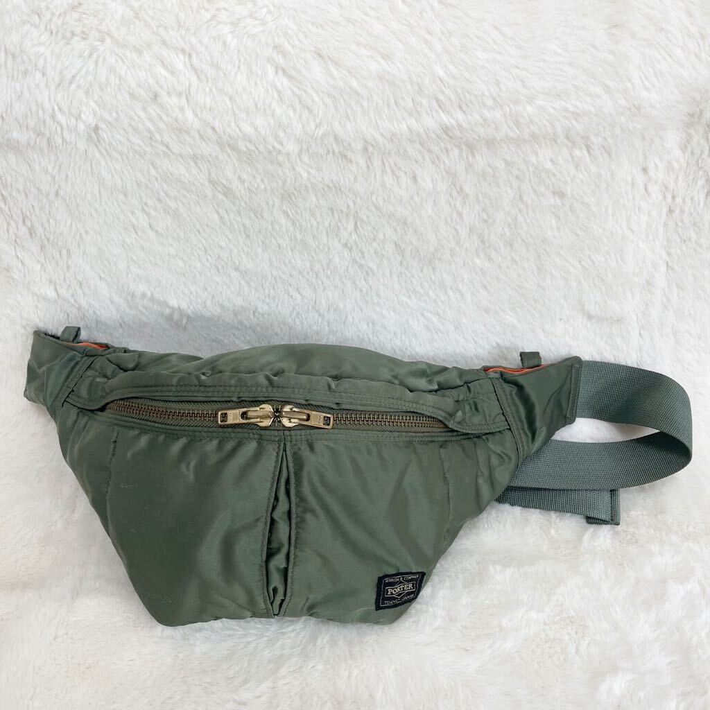 ポーター porter タンカー セージ ウエストバッグ 廃盤モデル ポーター porter タンカー セージ ウエストバッグ 廃盤モデル
