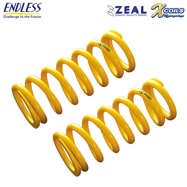 ENDLESS エンドレス ZEAL X COILS Z33 Z34 V35 V36 リア専用形状スプリング 2本セット 内径 ID 98mm 自由長 200mm レート 14kg/mm_画像1