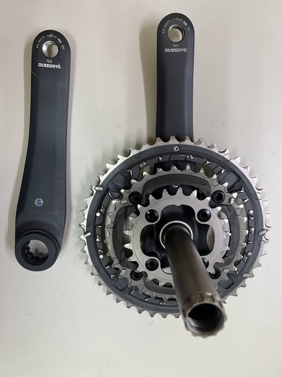 SHIMANO シマノ XTR FC-M970 クランクセット 44/32/22T 3×9s SHIMANO シマノ XTR FC-M970 クランクセット 44/32/22T 3×9s