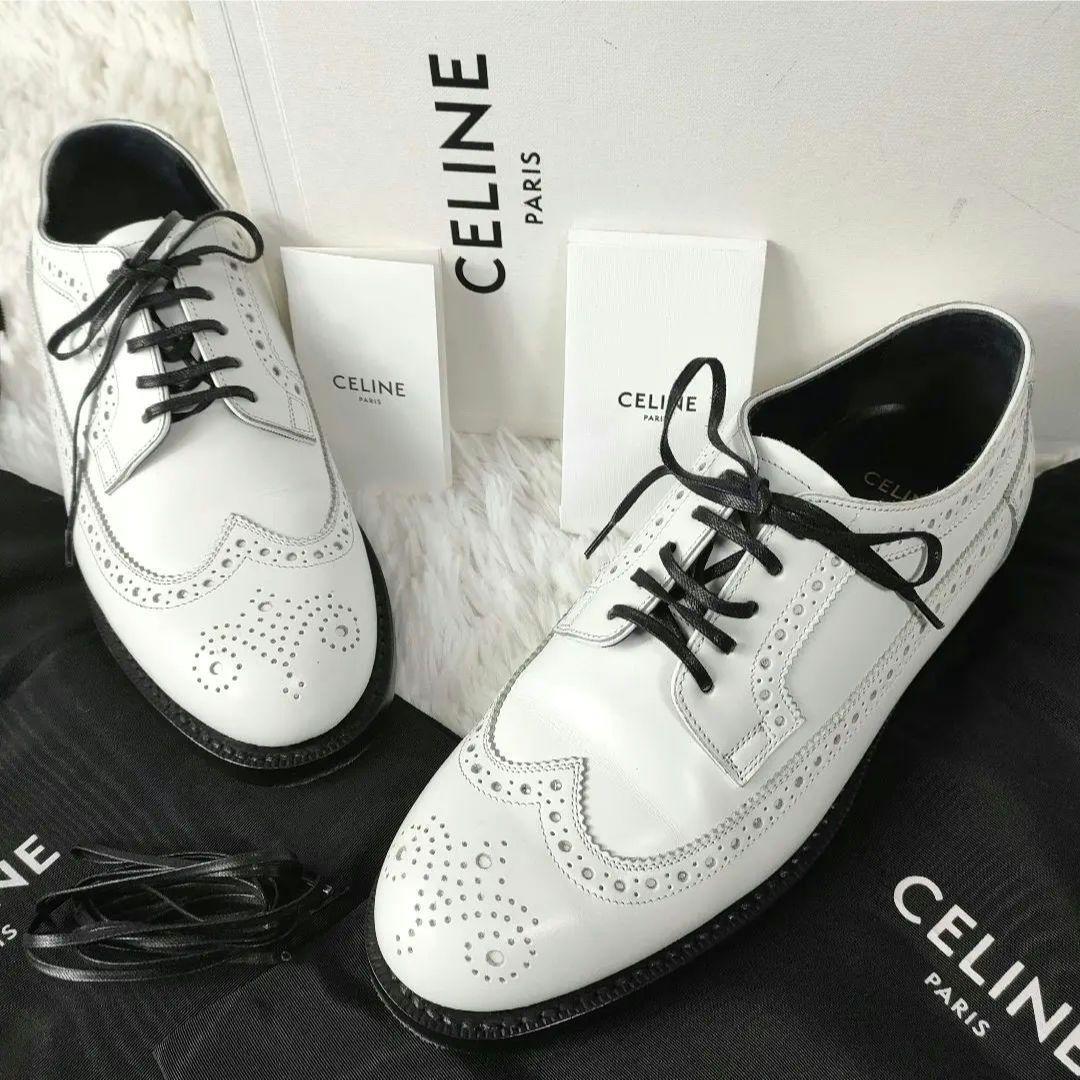 美品ラグジュアリー』 CELINE セリーヌ Army Brogue ウィング 美品ラグジュアリー』 CELINE セリーヌ Army Brogue ウィング