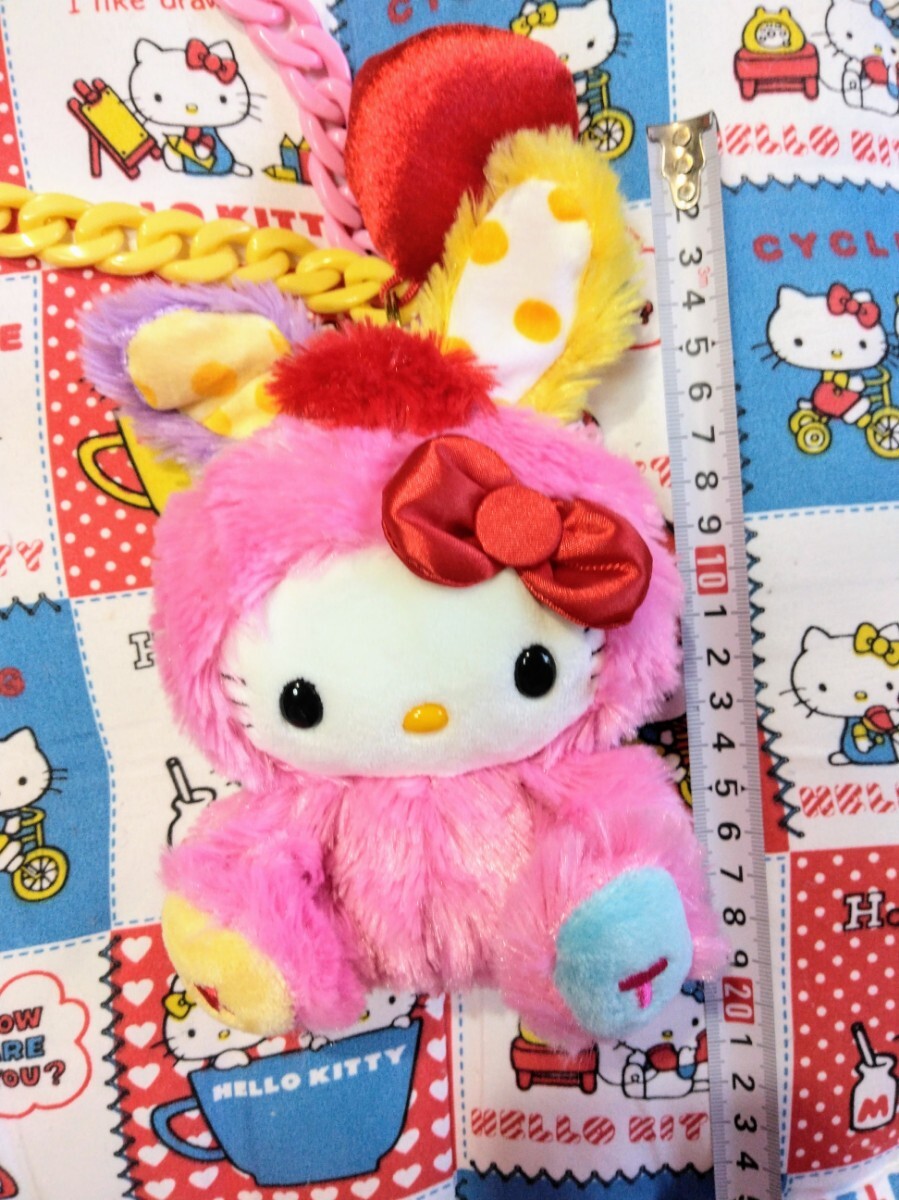 サンリオ ハローキティ カラフルバニー うさぎ 2010年物 レア サンリオ ハローキティ カラフルバニー うさぎ 2010年物 レア