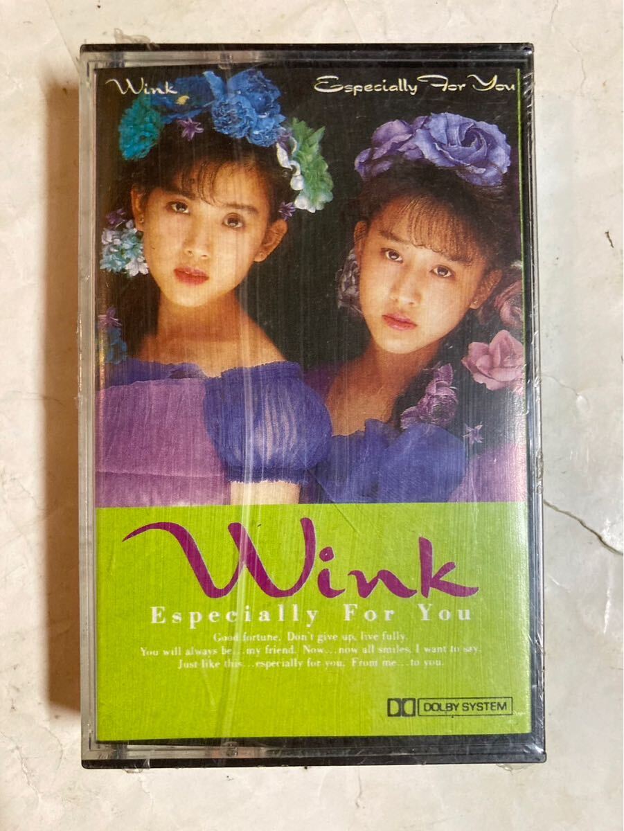 未開封 カセットテープ アルバム Wink Especially For You OTP10646