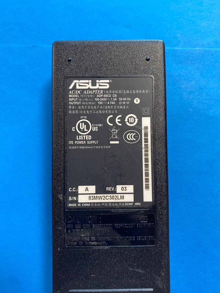 (U197) ASUS　ACアダプター　ADP-90CD CB　19V　4.74A　外径5.5ミリ　７日間保障　