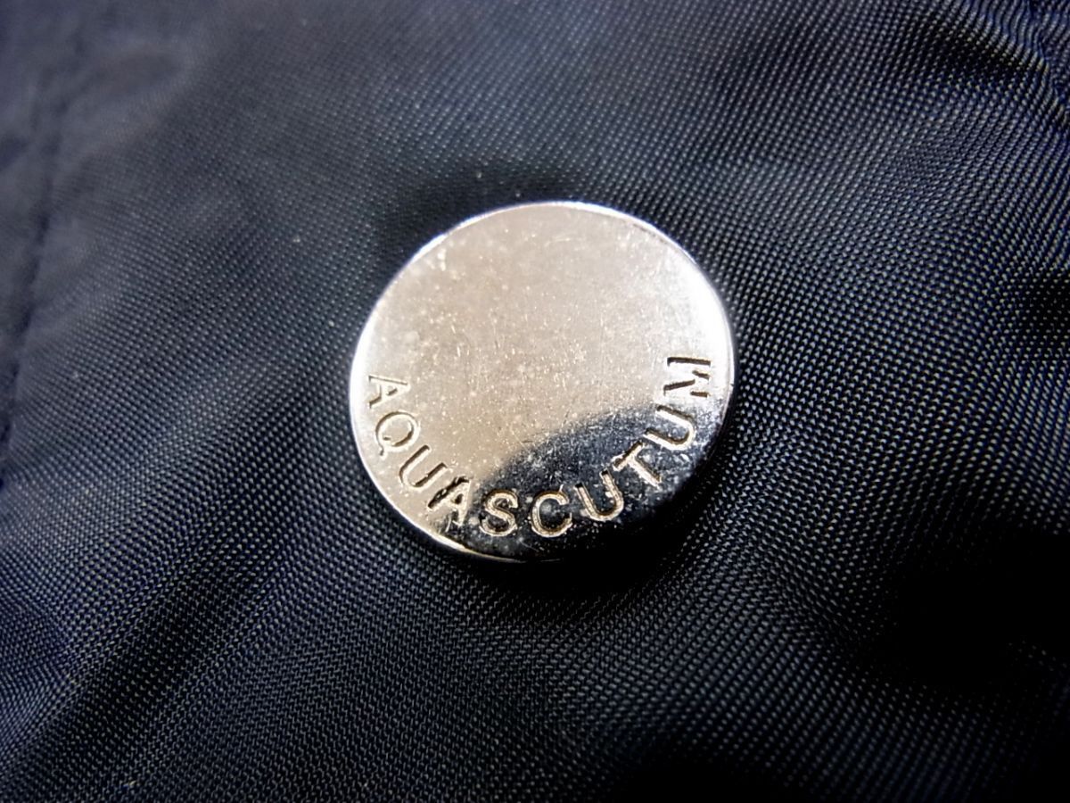 Aquascutum 中綿入 キルティング切り替え コート レディース Aquascutum 中綿入 キルティング切り替え コート レディース