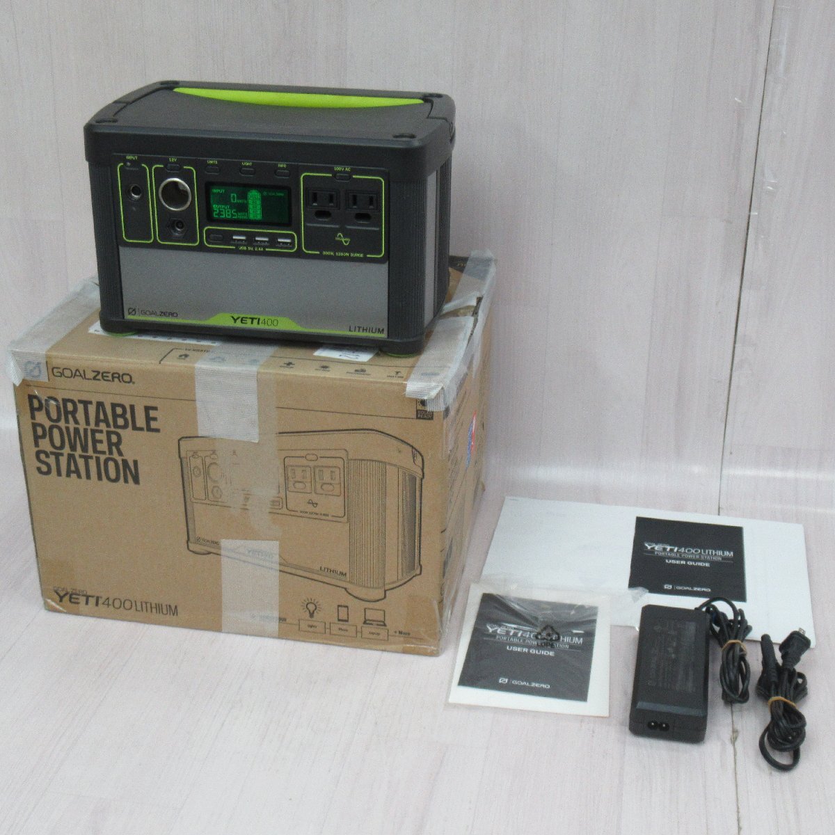 GOALZERO Yeti 400Lithium (100V) Portable Power Station 保証有 x1# 16009#