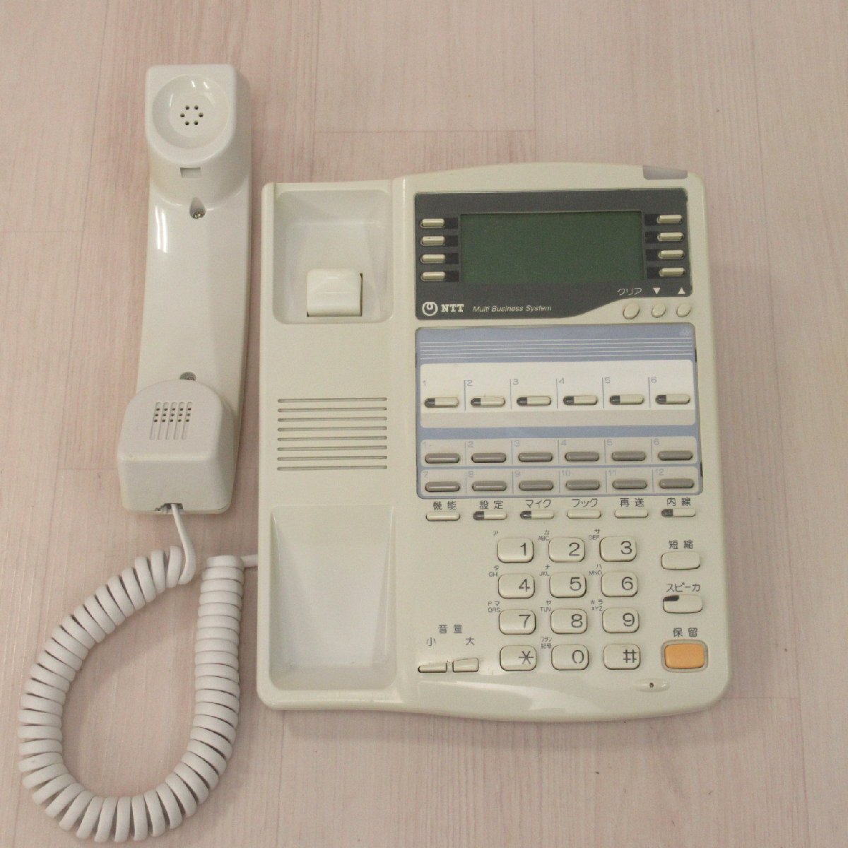 △NTT MBS-6LTEL-(1) RXⅡ 6ボタンバス標準電話機 西'02年製 △NTT MBS-6LTEL-(1) RXⅡ 6ボタンバス標準電話機 西'02年製