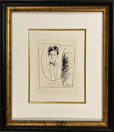 特価】 ≪ パブロ・ピカソ ≫ リトグラフ【石版画】 PORTRAIT D 特価】 ≪ パブロ・ピカソ ≫ リトグラフ【石版画】 PORTRAIT D