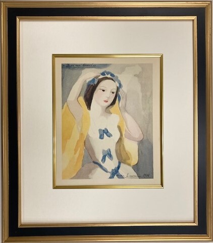 ≪　　マリー・ローランサン　　≫　　オリジナルコロタイプ版画　 　 CAMILLE-VIII　 　　 1937年　 　MARIE　LAURENCIN