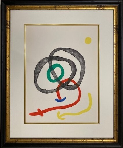 ≪　　 　ミロ　 　　≫　　オリジナルリトグラフ　II　　1967年　　JOAN　MIRO　　DERRIERE　LE　MIROIR