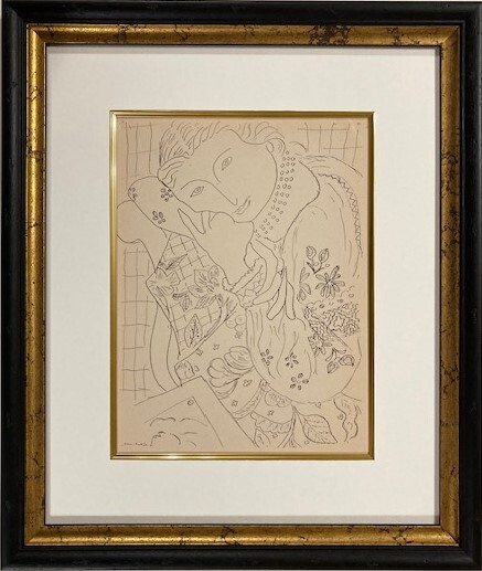 ≪　　アンリ・マティス　　≫ 　 　リトグラフ　　　DESSINS DE HENRI MATISSE-X 　 1936年 　　HENRI MATISSE
